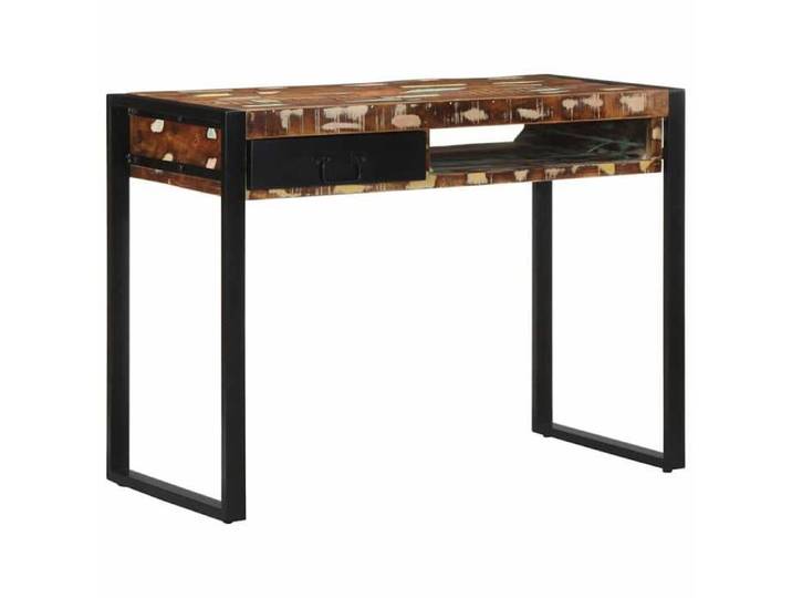 Automne/hiver  Multicolore Bureau multicolore 100x50x75cm - bois massif de récupération - Hauteur:75cm DEC8023993