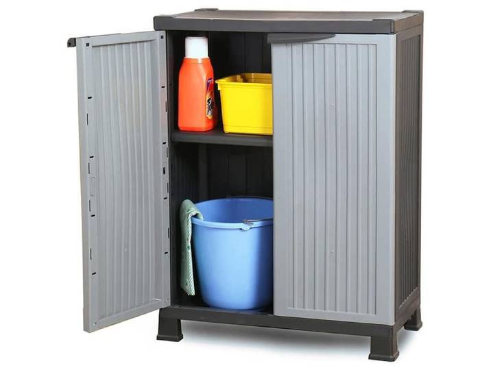 Armoire en plastique 68x39x92 cm - Cadre durable - design élégant(13988)