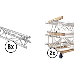ALUTRUSS Set TRILOCK 6082-2000 + Trusswagen Kombi