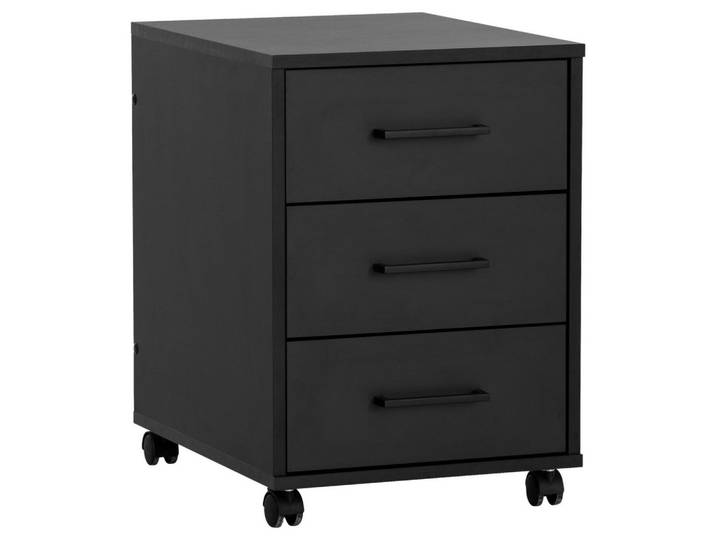 Rollcontainer Ruby Schwarz matt