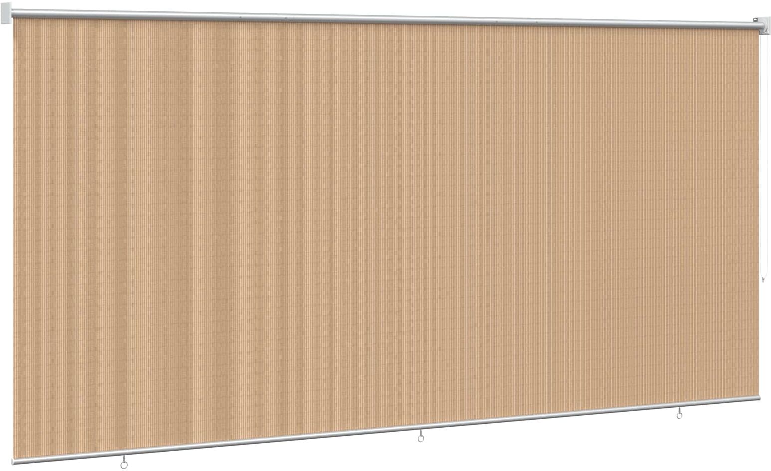 vidaXL Store roulant d'extérieur 405 (l) x 140 (H) cm beige