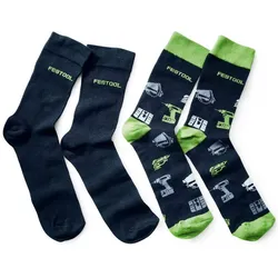 Festool Socken 2er Set 80% Baumwolle Ökotex Größe 37 41 SOCK-FT1-S 577314