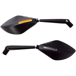 Highsider Torezzo, Rückspiegel mit LED Blinker - Schwarz