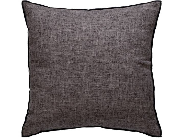 Kissen LEYAN 45x45cm grau unifarben