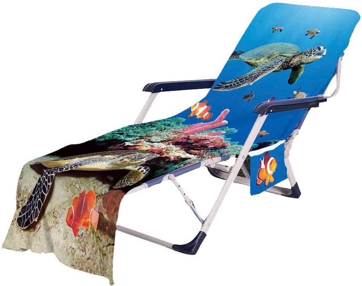 Grote strandlaken stoelhoes met zakken van sneldrogend microvezel voor volwassenen