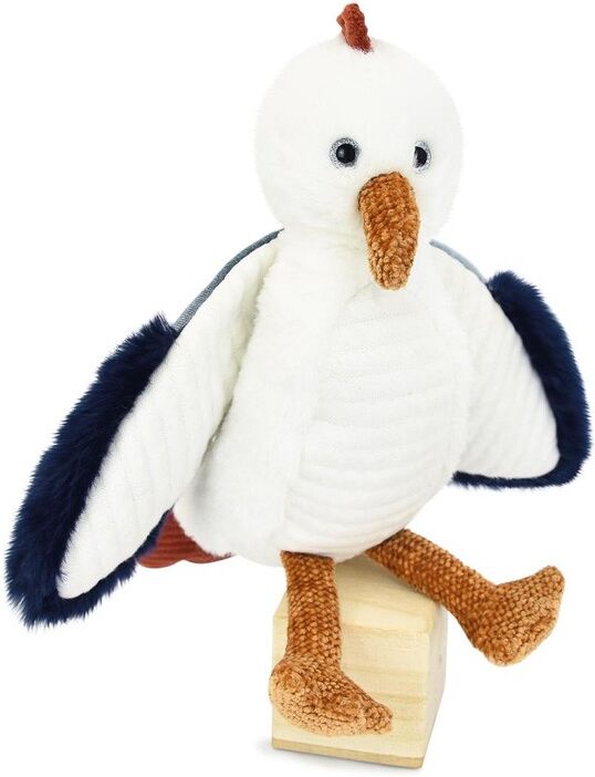 Trésors Marins : Peluche Mouette blanche 23 cm - Histoire d'Ours