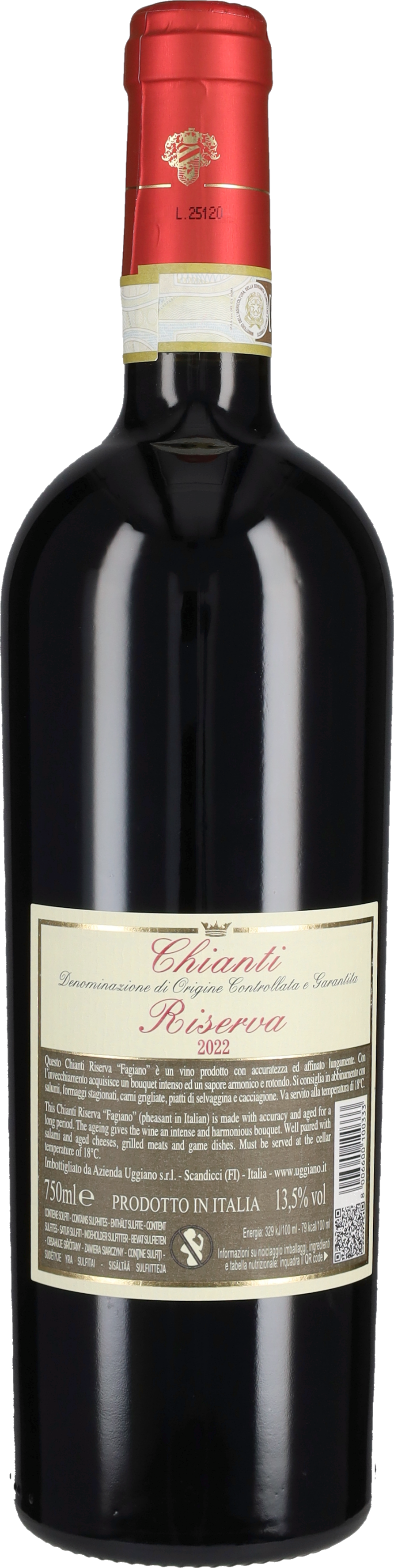 Uggiano Chianti Riserva 'Il Fagiano' 2022