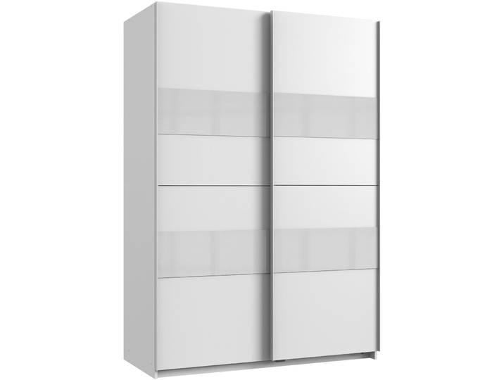 Kleiderschrank Akshay weiss Holzwerkstoff B 135 cm