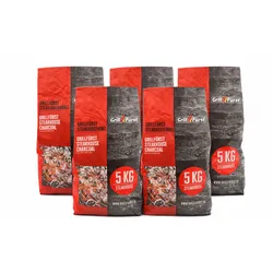 Grillfürst Steakhouse Kohle / Restaurant Holzkohle 25kg - aus ökologisch wertvoller Produktion - 100% Eindringerbusch aus Namibia