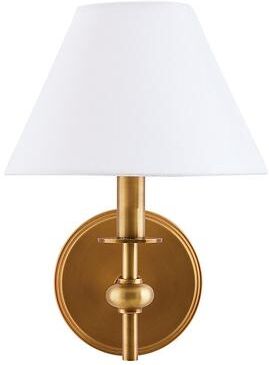 Bauer Wall Sconce - Antique Brass - Ballard Designs