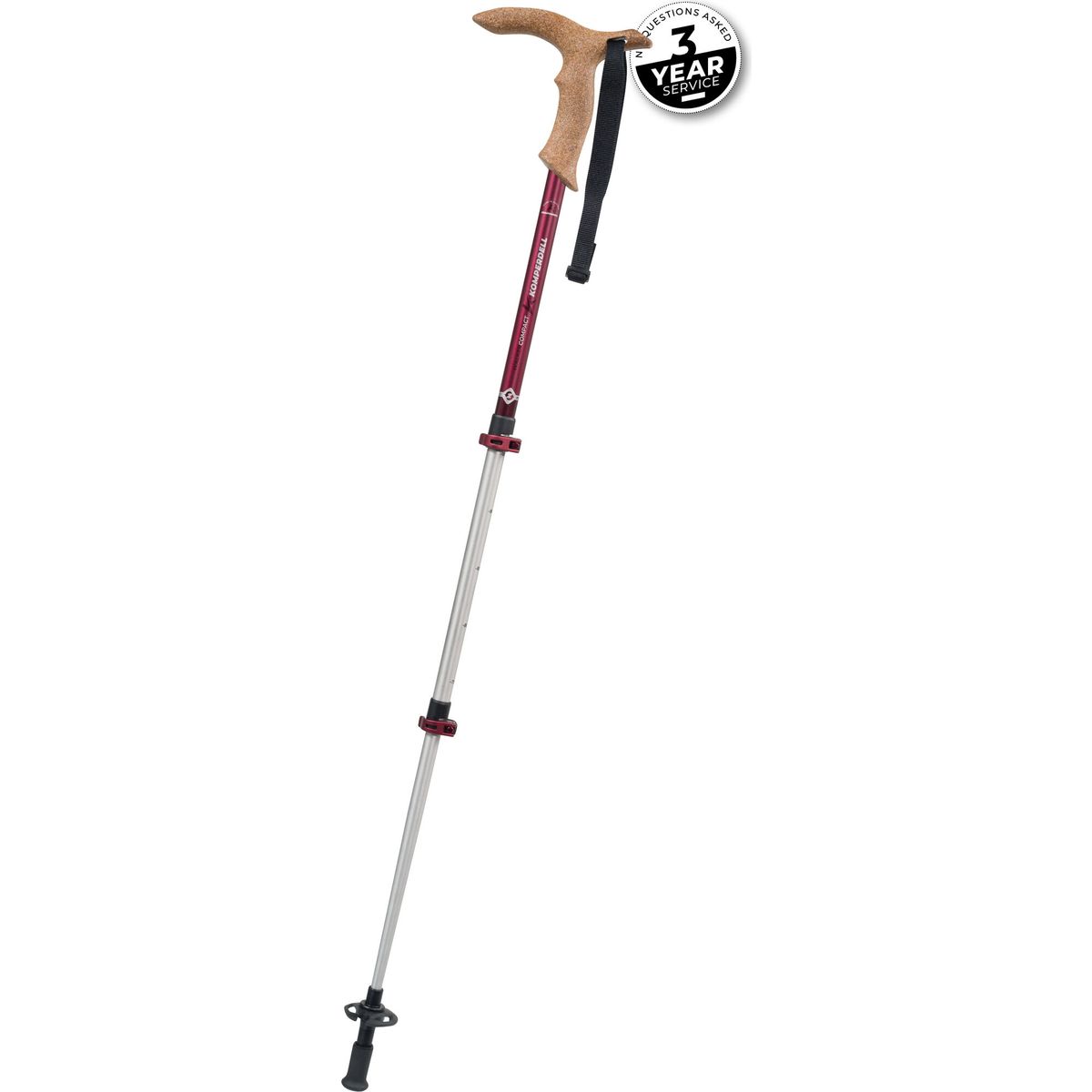 Komperdell Walker Powerlock Compact dark red (10) 1762374-10-Tele