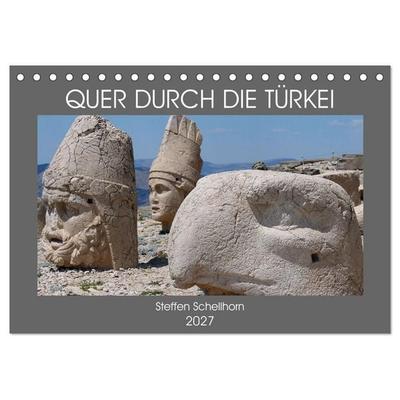 QUER DURCH DIE TÜRKEI (Tischkalender 2027 DIN A5 quer), CALVENDO Monatskalender