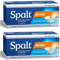 Spalt Mobil 400 mg Flüssigkapseln Doppelpack 2X50 St Weichkapseln