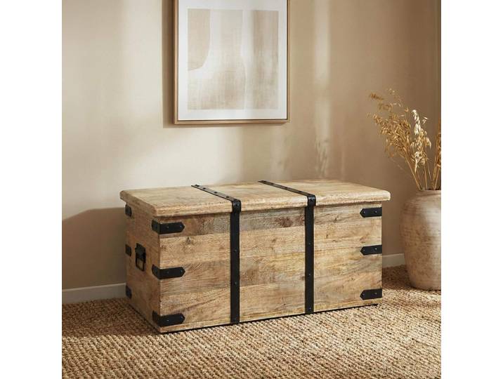 Coffre de rangement en bois