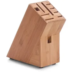 Messerblock BAMBOO (BHT 22x22x9 cm) - braun - BHT 22x22x9 cm