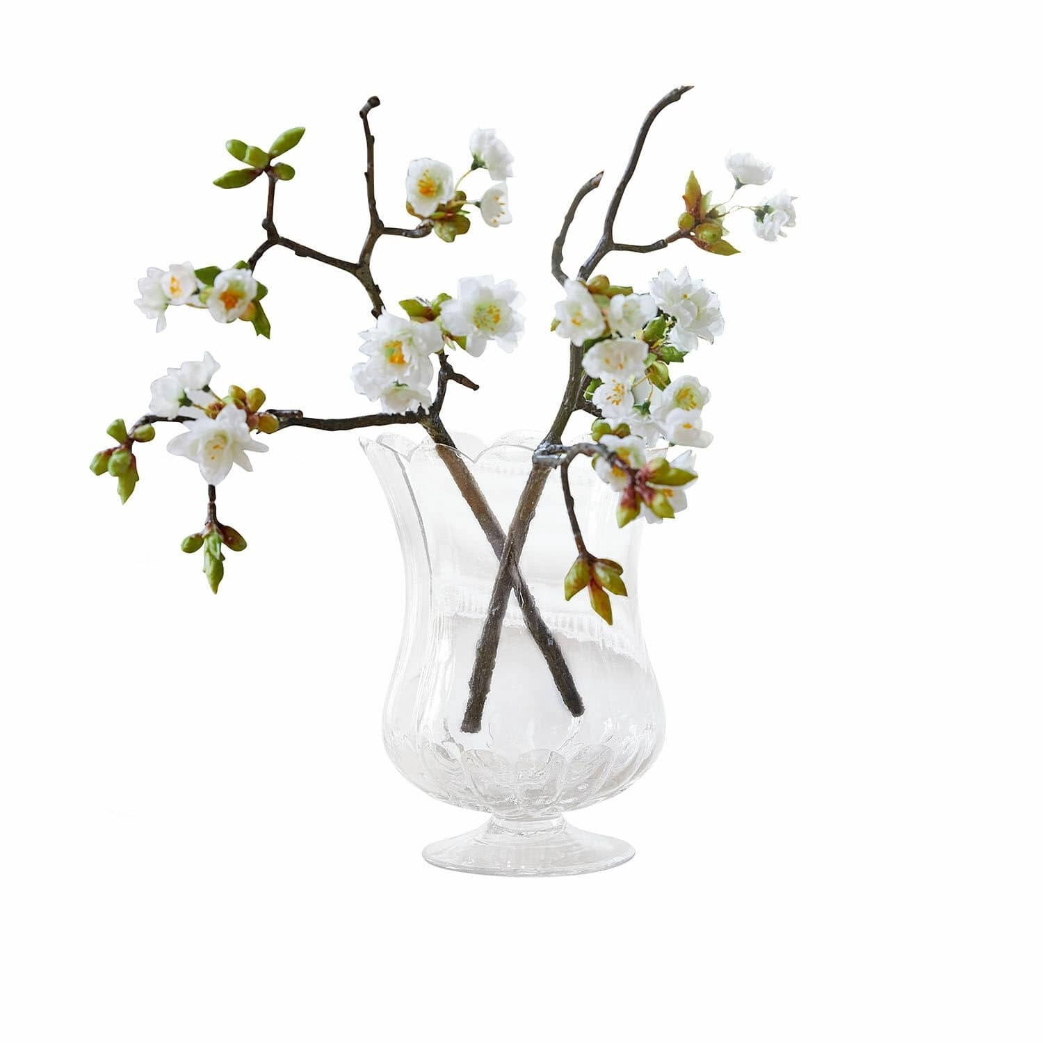 LOBERON Gráda Sierbloemen set van 2 wit