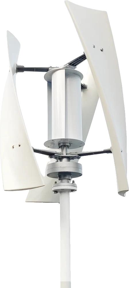 Windkraftgenerator, vertikales Design, hohe Effizienz, Nur Windturbine-c, 2000W mit Gebläse-c, 12V-a