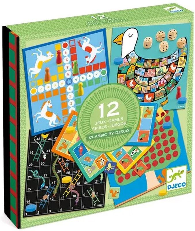 Classic box boîte de 12 jeux - Djeco