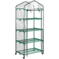 FOLIENGEWÄCHSHAUS, Stahl, Transparent