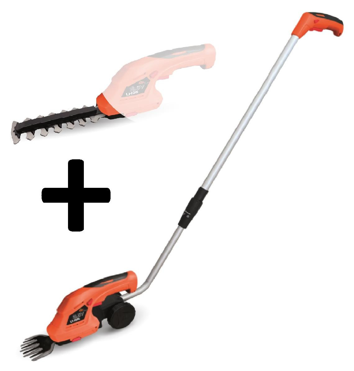 ASIST Smart Garden AE3N36T AKU schaar met verlengstang, 3-in-1, 3,6 V, 1,5 Ah