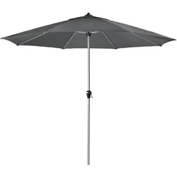 Doppler Sonnenschirm / Kurbelschirm "Active Kurbel 380",anthrazit,Ø 380 cm