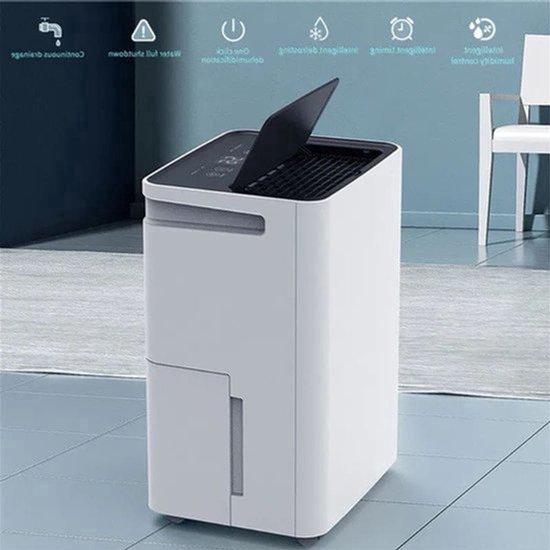 Portable Dehumidifier mit LED Display - 12L/24h - 35dB - Automatische Abschaltung - für Heim und Büro - Weiß