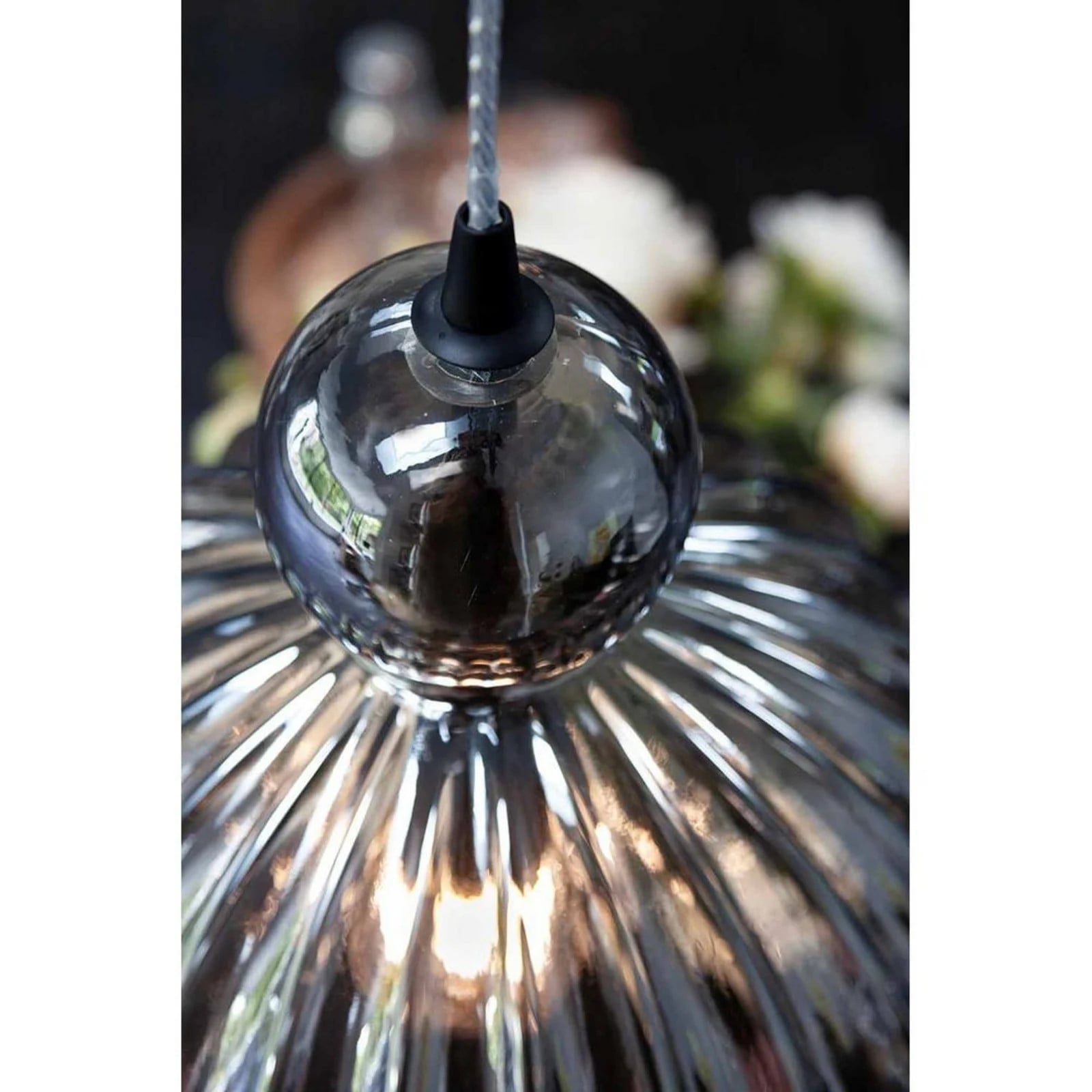 Halo Design Ball Ball Hanglamp Smoke - Rond Glas - Ø32 cm