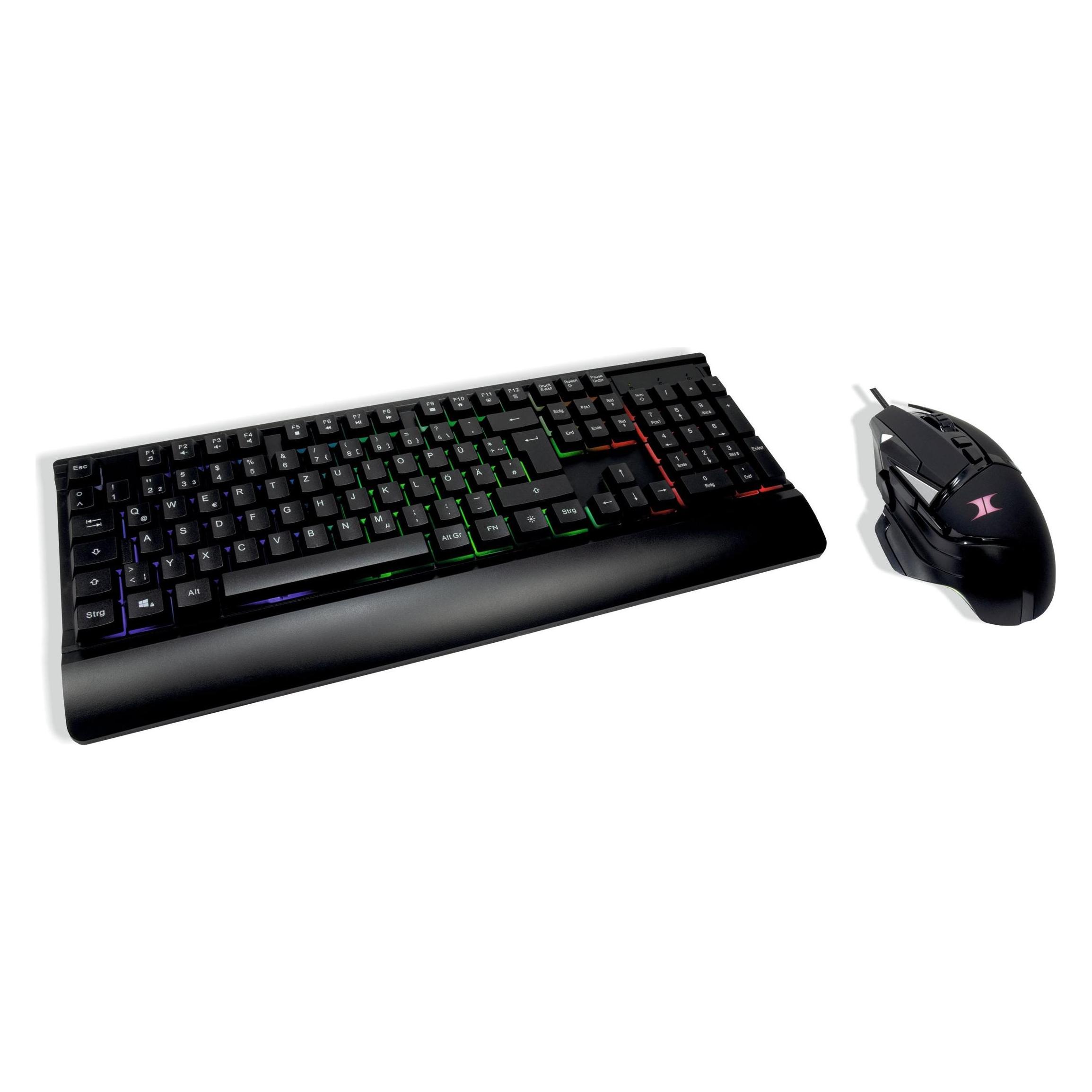Intertech INTER-TECH KC-3000 Gaming keyboard+Mouse (DE, Kabelgebunden) (88884129)