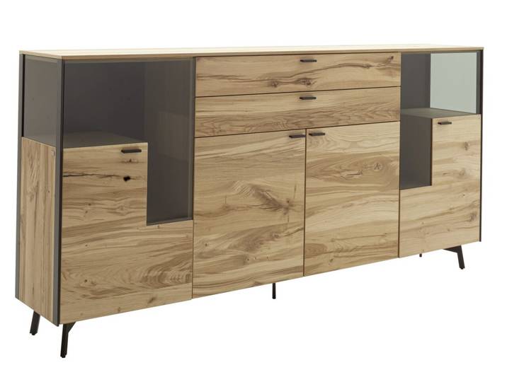 Schöner Wohnen Sideboard SW ANDRA, eiche, Holzfurnier