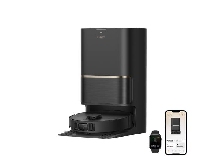 Dreame - L50 Ultra Ae Robot Aspirateur Laveur\, 28 000 Pa\, 100 Jours De Vidage Automatique\, Nettoyage Des Serpillières À Haute Température\, Nettoyage Des Bords Et Des Coins
