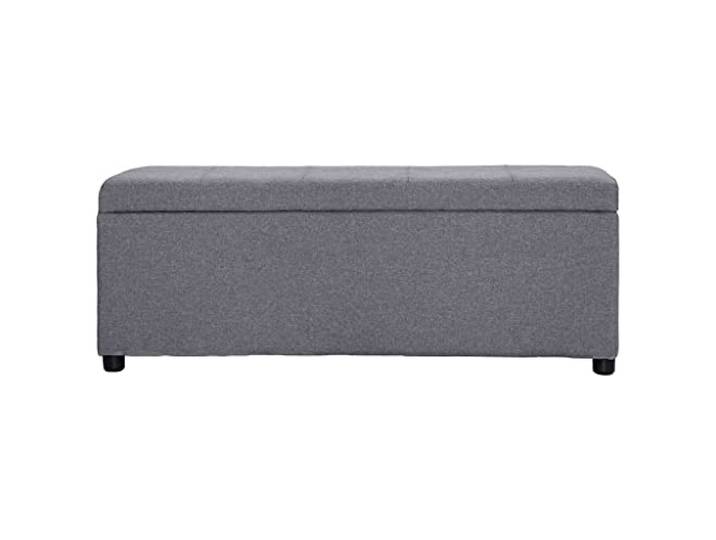 HKLGBVCR Aufbewahrungsbank, 116 cm, hellgrau, Polyester