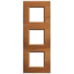 BTicino LNA4802M3LCA LivingLight Abdeckrahmen 3-fach 2+2+2M Kirsche