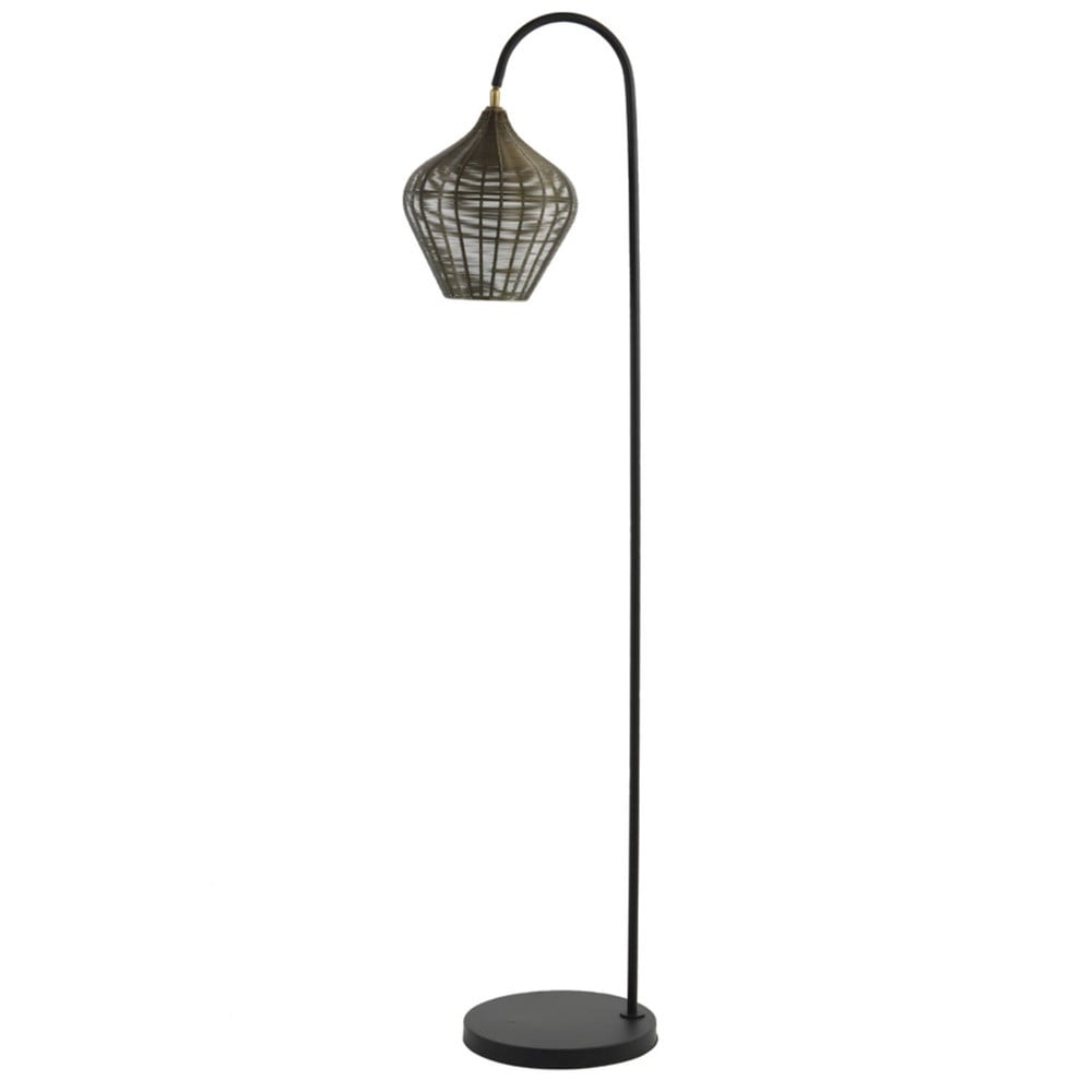Vloerlamp Alvaro Light & Living brons en zwart