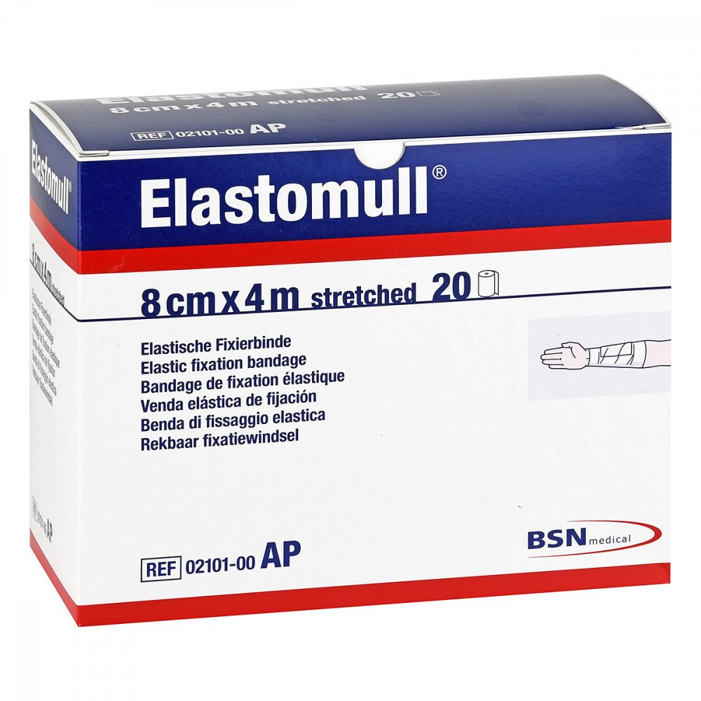 Avitamed GmbH Elastomull 8 cmx4 m elastisch Fixierb.2101 15572305