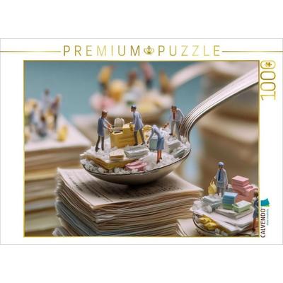 CALVENDO Puzzle Noch eine Schippe drauflegen | 1000 Teile Lege-Größe 64x48cm Foto-Puzzle für glückliche Stunden