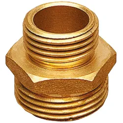 Gewindenippel Messing 1'' AG x 3/4'' AG
