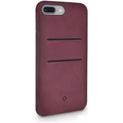 TwelveSouth Relaxed Leather Case (Apple iPhone 7 Plus), Smartphone Hülle, Rot