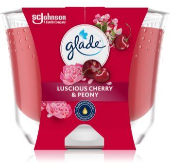 Glade Luscious Cherry & Peony vela perfumada 204 g. Luscious Cherry & Peony