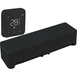 Regelverteiler mit Raumtemperaturregler H64-MT Master in Schwarz