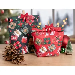 buttinette Näh-Set "Geschenksäckchen X-Mas", bunt