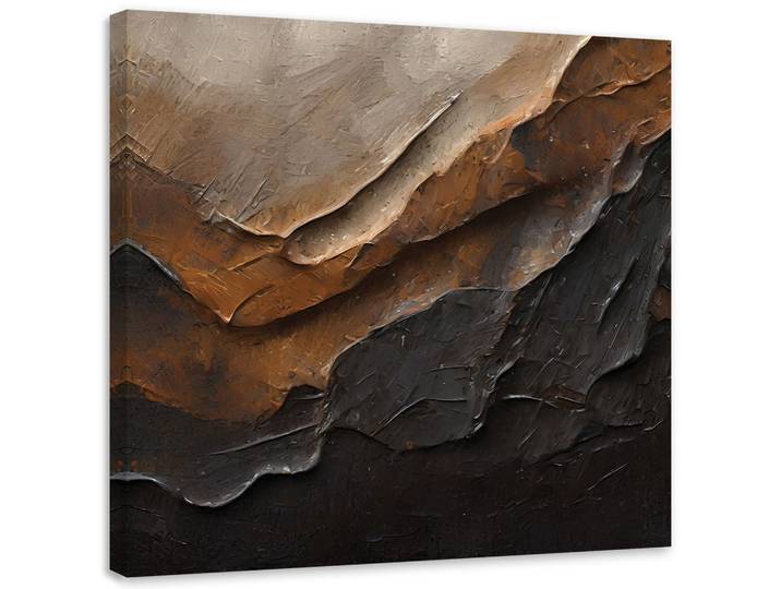 Kunstloft Kunstdruck Braun 50/50 cm, 50x50 cm, Bilder & Rahmen, Bilder, Leinwandbilder
