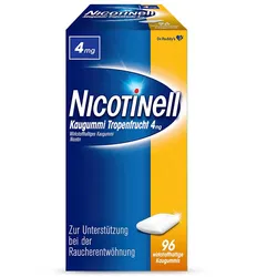 NICOTINELL Kaugummi Tropenfrucht 4 mg 96 St