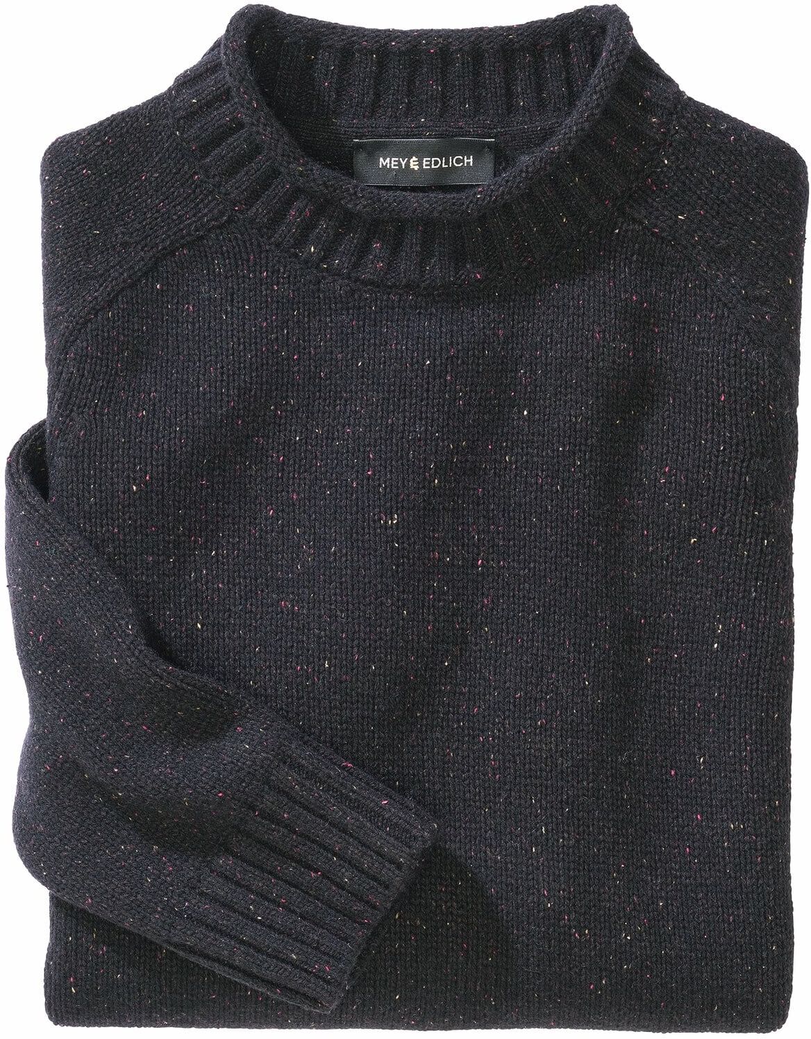 Mey & Edlich Nachthimmel-Mockneck Schwarz 48