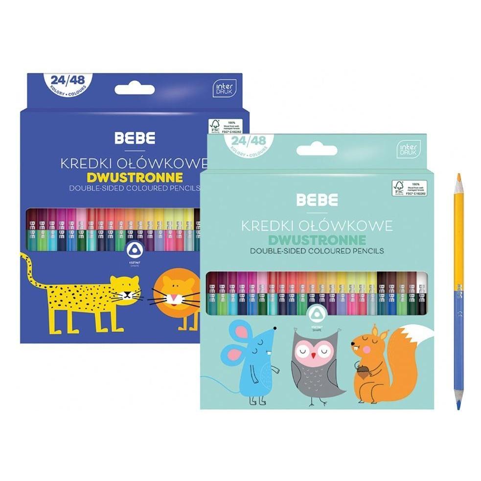 Bebe BB Kids doppelseitige Bleistifte 24/48 Farben (24x) (47599143)