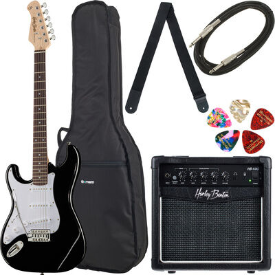 Thomann Guitar Set G45 LH Schwarz Hochglanz