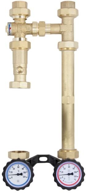 Afriso Heizungspumpengruppe 77576 180-3 DN 25, RTA 60, 60 °C, ohne Pumpe