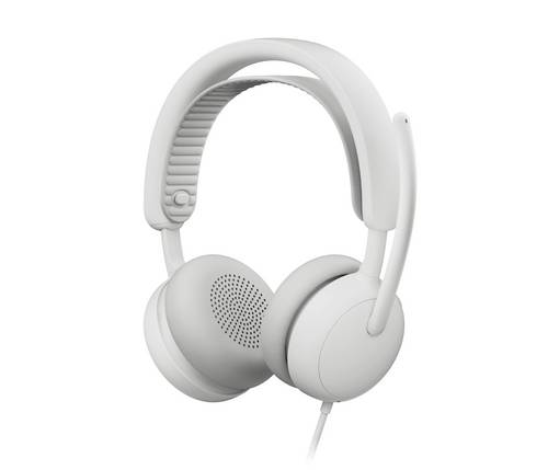 Logitech LOGI Zone Wired 2 for Business On Ear Headset Weiß