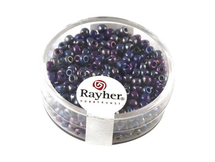 Rayher Rocailles Opak-Gelüstert 2.6 mm 17 g