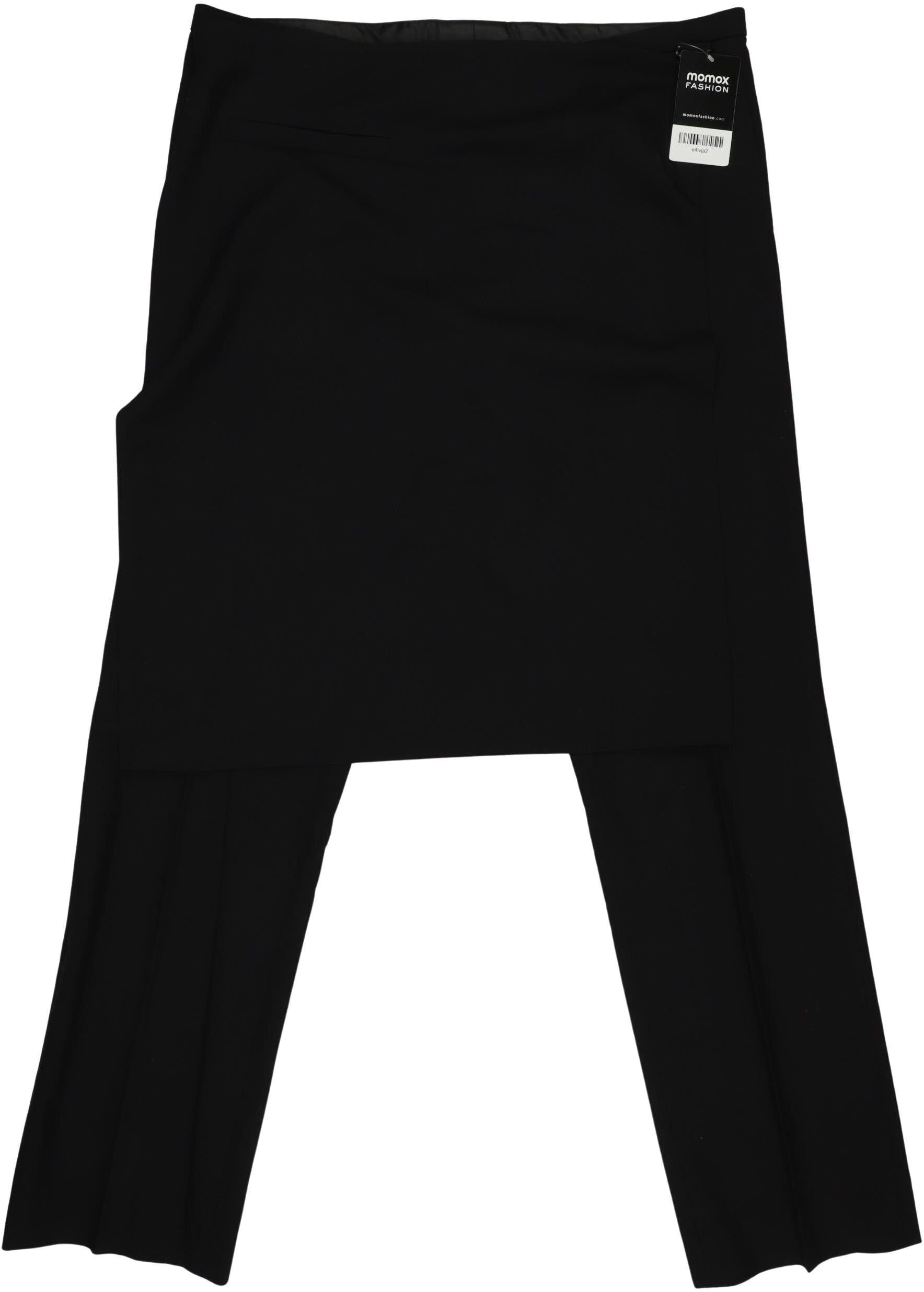 Courrèges Herren Stoffhose, Schwarz, Gr. EU 50, Schurwolle / Elasthan / Viskose - Second Hand