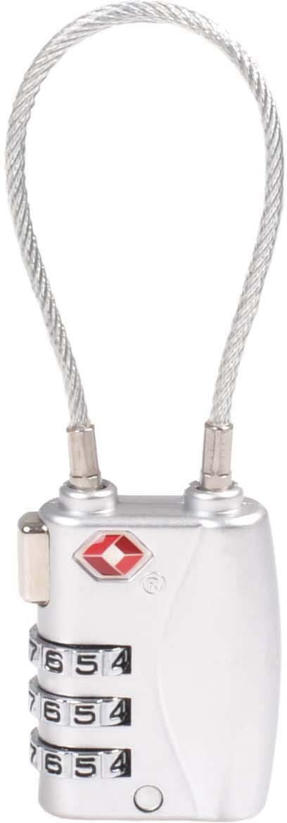 pavo TSA-Schloss silber 8046744